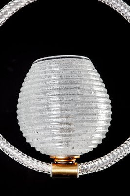 Art Deco Murano Glass Chandelier or Lantern by Ercole Barovier, 1940s-MBH-1031942