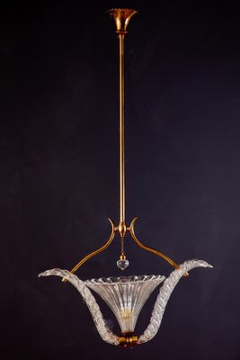 Art Deco Murano Glass Pendant by Ercole Barovier, 1940-MBH-1031628