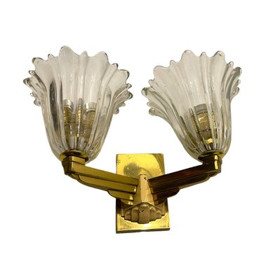 Art Deco Murano Glass Sconce, 1950s-JJC-1749512