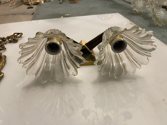 Art Deco Murano Glass Sconce, 1950s-JJC-1749512