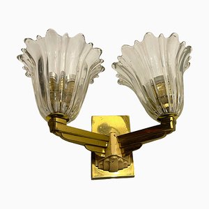 Art Deco Murano Glass Sconce, 1950s-JJC-1749512