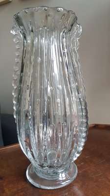 Art Deco Murano Glass Vase attributed to Barovier & Toso, 1930s-SNC-1422872