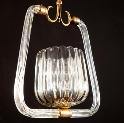 Art Deco Murano Grass Lantern, 1940-MBH-1032362