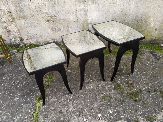 Art Deco Nesting Tables, 1930s, Set of 3-EAD-753184