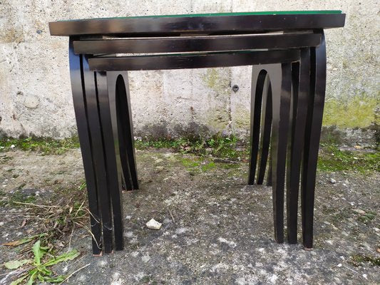 Art Deco Nesting Tables, 1930s, Set of 3-EAD-753184