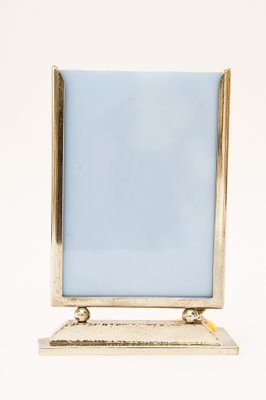 Art Deco Nickel-Plated Bakelite Photo Frame, 1920s-SPD-1811328