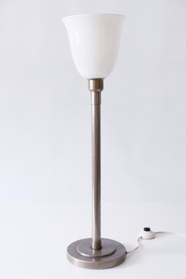 Art Deco Nickel Plated Brass Floor Lamp, 1930s-WPT-581881