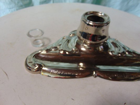 Art Deco, Nickel-Plated Inkwell, From Comrades, 1934-CAQ-1342086