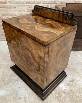 Art Deco Nightstands, 1930, Set of 2-NOU-1453947