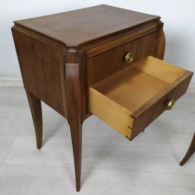 Art Deco Nightstands, 1930s, Set of 2-EAD-1747180