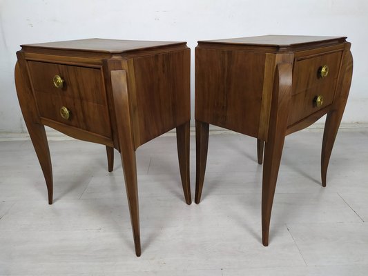 Art Deco Nightstands, 1930s, Set of 2-EAD-1747180