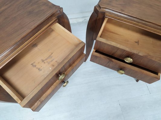 Art Deco Nightstands, 1930s, Set of 2-EAD-1747180