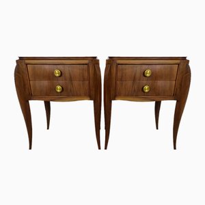 Art Deco Nightstands, 1930s, Set of 2-EAD-1747180