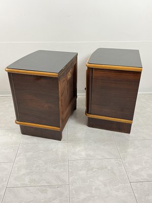 Art Deco Nightstands from Cabiate Furniture, Italy, 1930s, Set of 2-YST-1734374