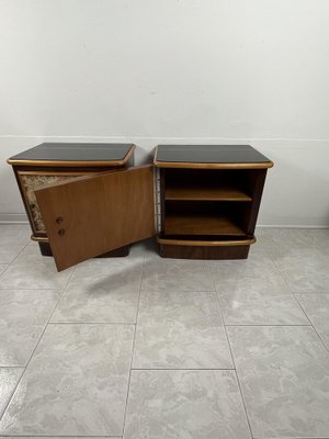 Art Deco Nightstands from Cabiate Furniture, Italy, 1930s, Set of 2-YST-1734374