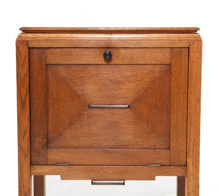 Art Deco Oak Amsterdamse School Cabinet, 1920s-MY-1338125