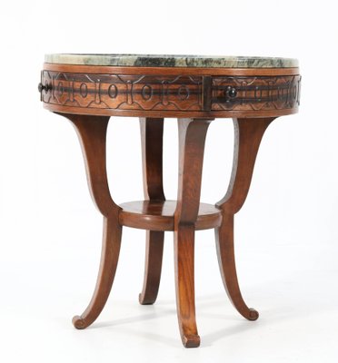 Art Deco Oak Amsterdamse School Coffee Table by T. Woonhuys, Amsterdam, 1920s-MY-1764826