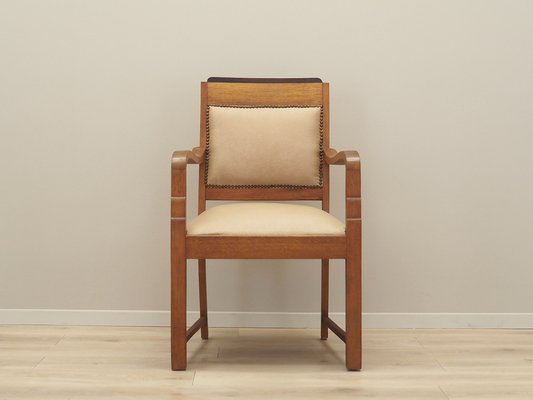 Art Deco Oak Armchair, Denmark, 1950s-VND-1789812