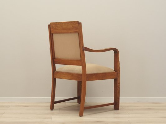 Art Deco Oak Armchair, Denmark, 1950s-VND-1789812