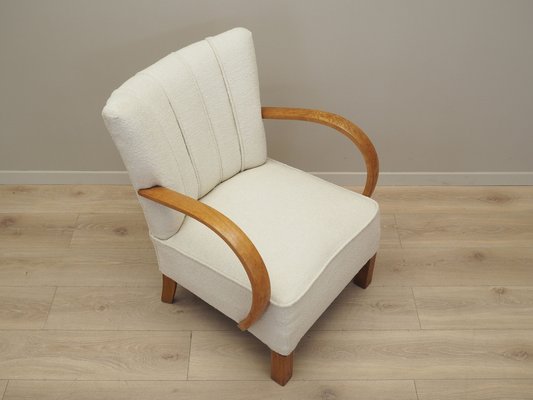 Art Deco Oak Armchair, Denmark, 1950s-VND-1789794