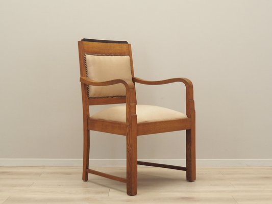 Art Deco Oak Armchair, Denmark, 1950s-VND-1789812