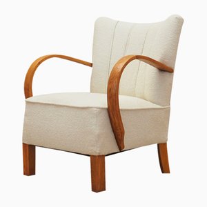 Art Deco Oak Armchair, Denmark, 1950s-VND-1789794