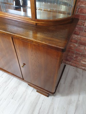 Art Deco Oak Credenza, 1940s-SYO-2031452