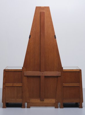 Art Deco Oak Dressing Table, Holland, 1925-GCG-1187815