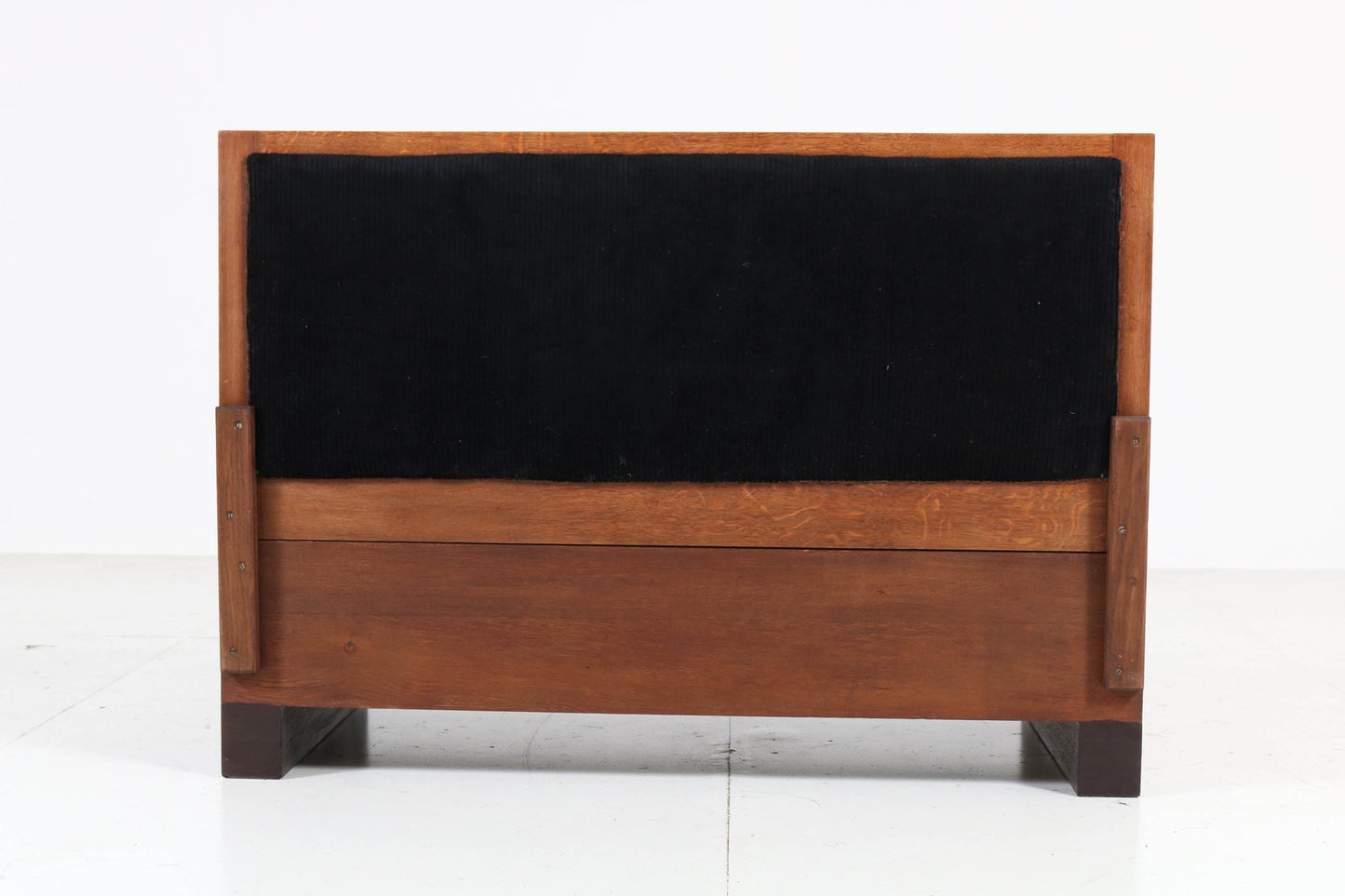 Art Deco Oak Haagse School Bench or Sofa by Willem Penaat for Metz & Co, 1920s