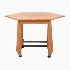 Art Deco Oak School Serving Table by Jac. Van Den Bosch, Amsterdam, 1920s-MY-1182908