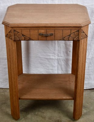 Art Deco Oak Table-TEB-1029602