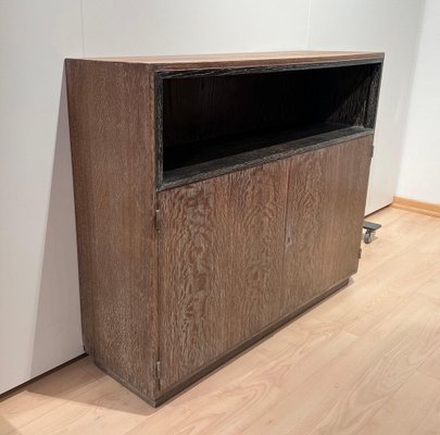 Art Deco Office Cabinet in Limed Oak from De Coene, 1935-NNB-1772832