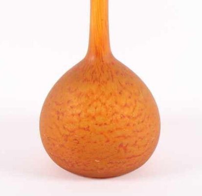 Art Deco Orange Berluze Vase by Andre Delatte, France, 1920s-ZCI-752697