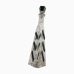 Art Deco Original Crystal Liqueur Bottle, Italy, 1940s-HQI-1301221