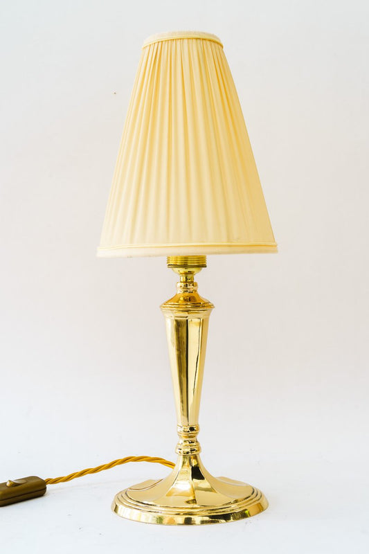 Art Deco Oval Table Lamp, Vienna, 1920s