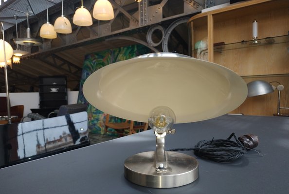 Art Deco Oyster Table Lamp, 1930s-QUC-936234