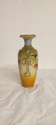 Art Deco Painted Ceramic Vase, Spain, 1930s-RGF-1260987