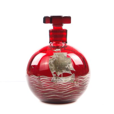 Art Deco Parfume Bottle from Josephinehutte, Poland, 1930s-BKO-1824364