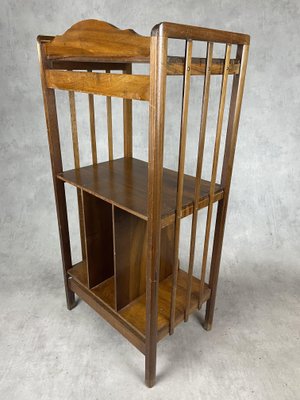 Art-Deco Partition Shelf in Walnut-SDV-1060193