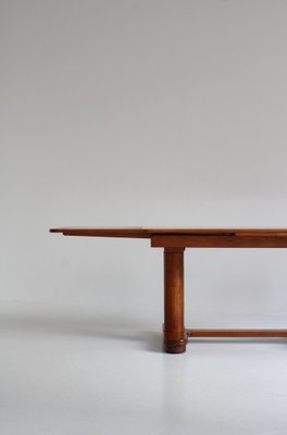 Art Deco Patinated Oak Table, 1930s-WRF-1449445