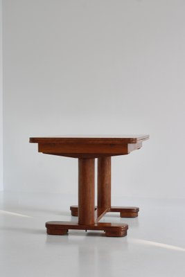 Art Deco Patinated Oak Table, 1930s-WRF-1449445