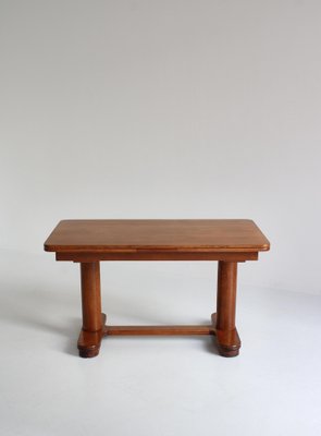 Art Deco Patinated Oak Table, 1930s-WRF-1449445