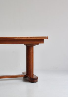 Art Deco Patinated Oak Table, 1930s-WRF-1449445