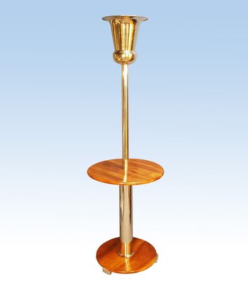 Art Deco Pedestal Floor Lamp, 1930s-AWH-778108