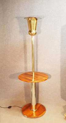 Art Deco Pedestal Floor Lamp, 1930s-AWH-778108