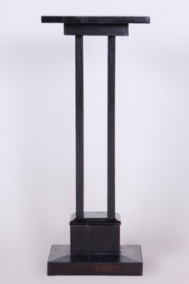 Art Deco Pedestal in Oak, 1920s-WHY-1734268