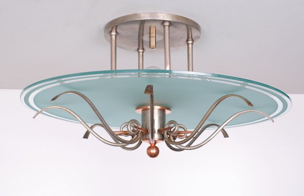 Art Deco Pendant Lamp attributed by Willem H Gispen, Holland, 1928-GCG-1718374