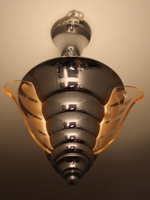 Art Deco Pendant Lamp by Henri Petitot for Maison Petitot, 1930s-SY-1015860