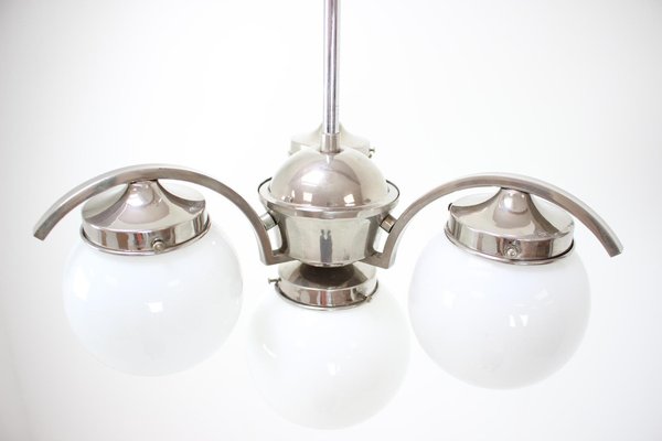 Art Deco Pendant Lamp, Czechoslovakia, 1930s-TZ-1326542