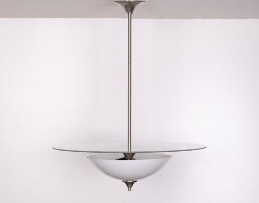 Art Deco Pendant Lamp Model Half Moon from Gispen, 1930s-GCG-2032435